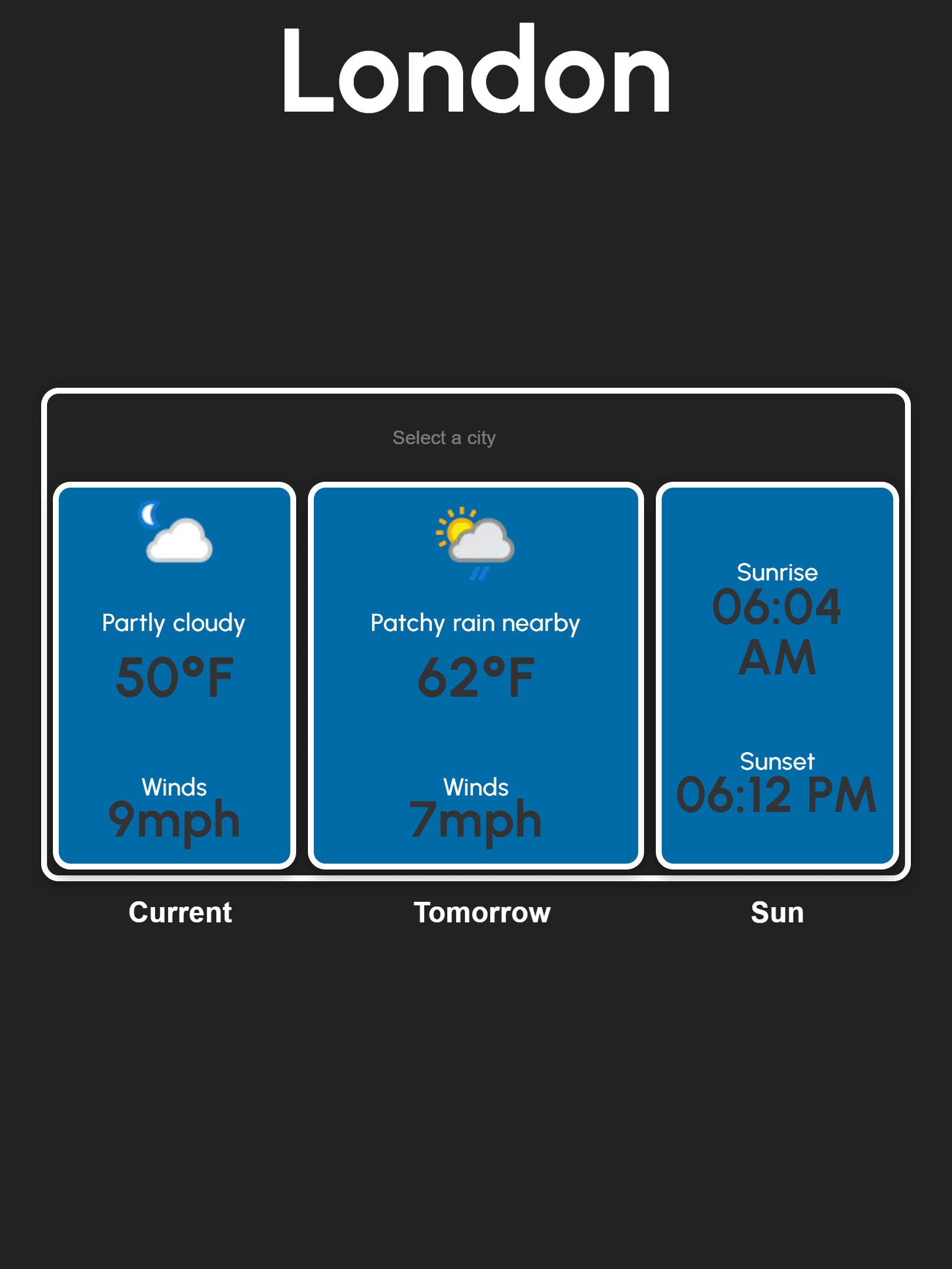 Weather App